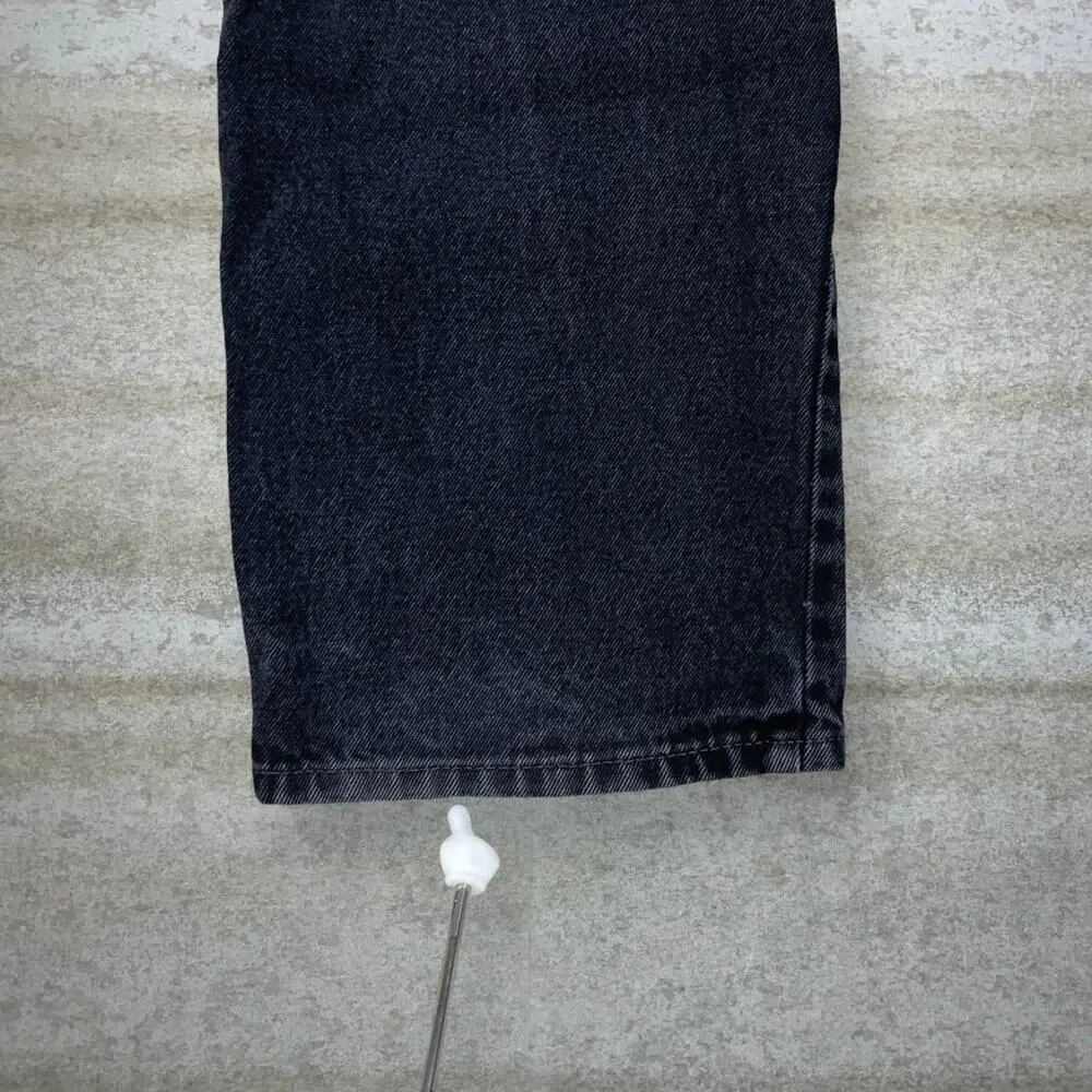 Vintage Y2K Levis Jeans 505 36x30 Regular Straight Leg Smoke Black Wash Denim